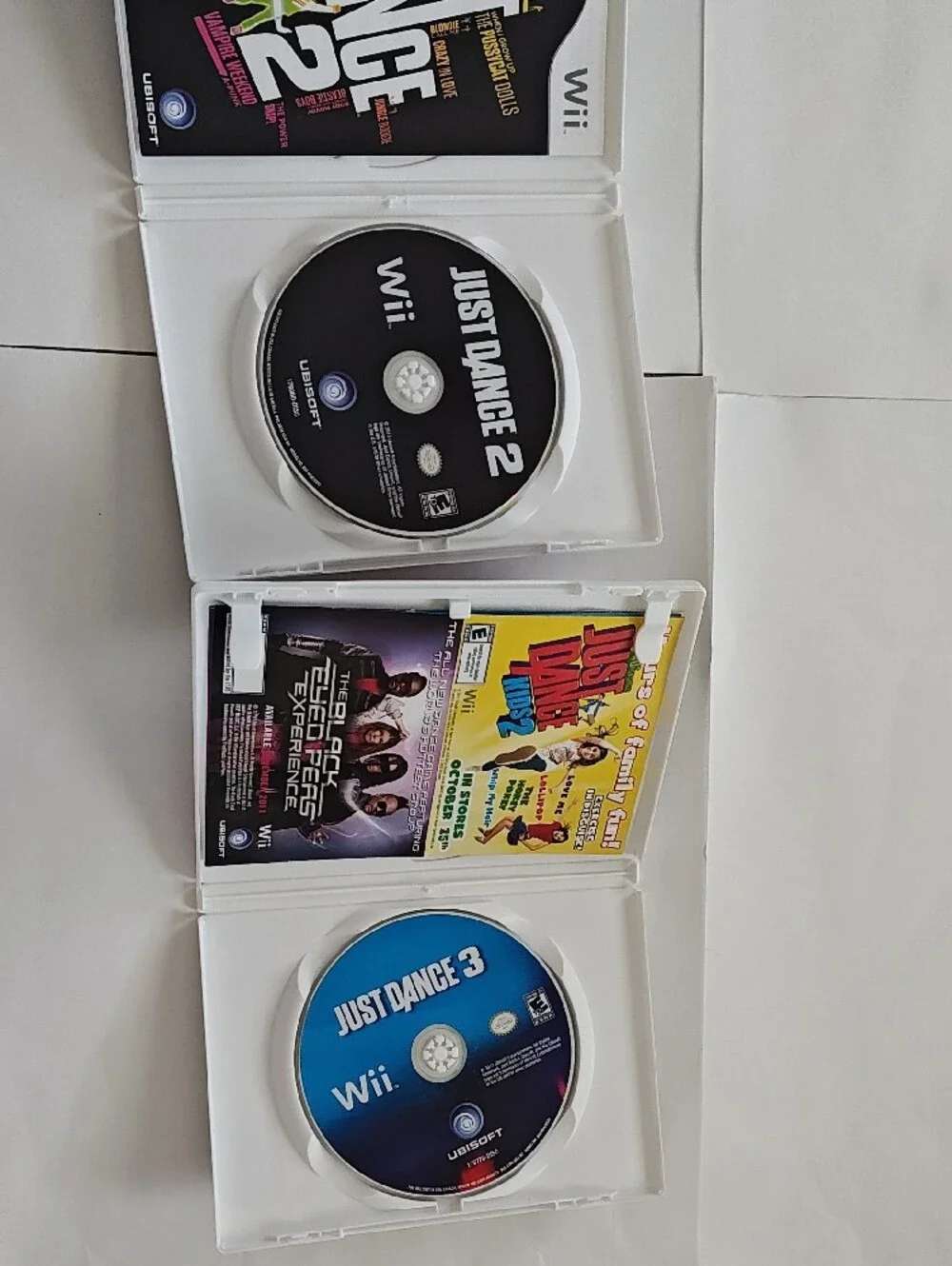 Ubisoft Just Dance 2 / 3 / 4 Wii Nintendo Video Game Collection - Picture 2 of 2